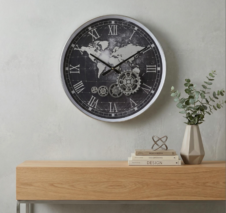 The time & travel gear wall clock