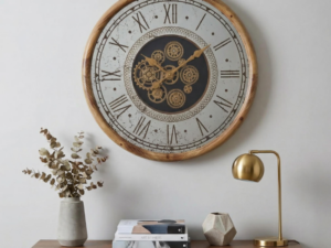 The industrial Mirror Skeleton clock